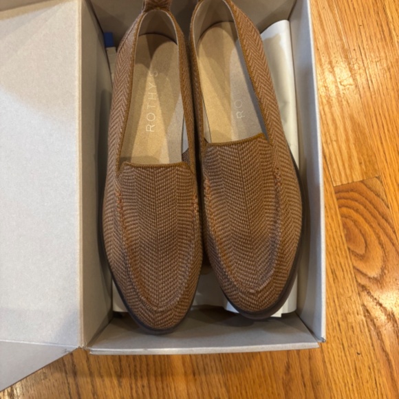 Rothy's The Lug Loafer Teak Herringbone Size 9.5, In Box, EUC Like New - Picture 4 of 7